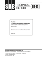 PLAN 96 - Costs for management of the radioactive waste from nuclear power production