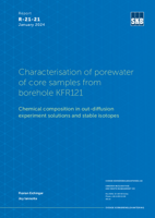 Characterisation of porewater of core samples from borehole KFR121. Chemical composition in out-diffusion experiment solutions and stable isotopes