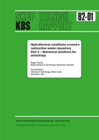 Hydrothermal conditions around a radioactive waste repository. Part 3 - Numerical solutions for anisotrophy